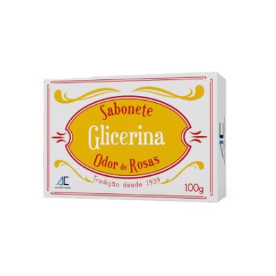 Sabonete Augusto Caldas Glicerina Odor de Rosas 100g